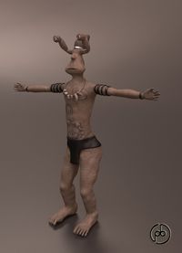 Brushy, das Pinselwesen